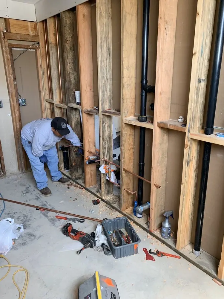Commercial rough-in plumbing for Commercial Plumbing in Old East Dallas